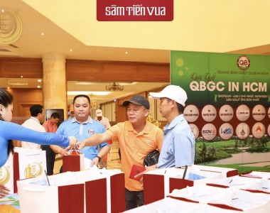 Câu Lạc Bộ Golf QB Sử Dụng Thực Phẩm Sức Khoẻ Sâm Tiến Vua