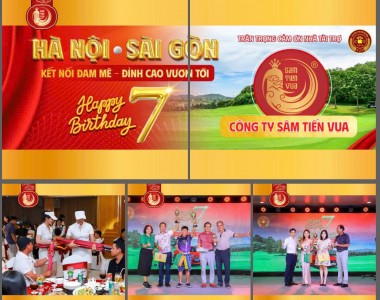 Chúng tôi tự hào là nhà tài trợ giải Golf cho chương trình Happy Birthday lần thứ 7 Hà Nội - Sài Gòn
